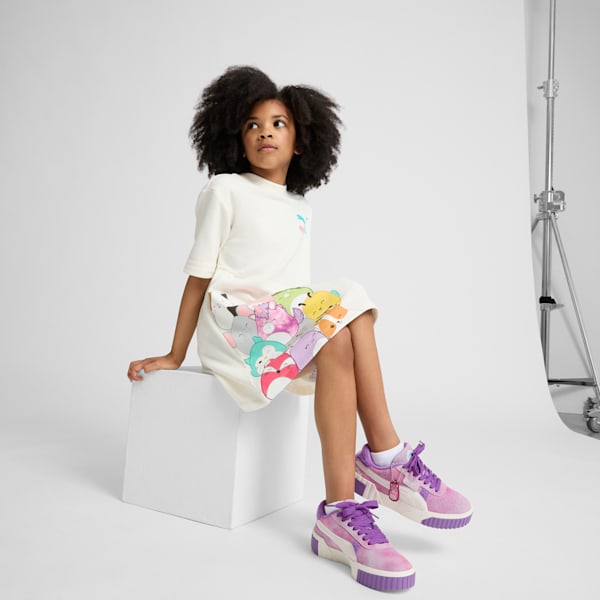 Chaussures de sport Cali Lola PUMA x SQUISHMALLOWS, enfant et adolescent, Poison Pink-Fast Pink-Ultra Violet, extralarge